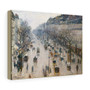The Boulevard Montmartre on a Winter Morning, 1897, Camille Pissarro, French - Stretched Canvas,The Boulevard Montmartre on a Winter Morning, 1897, Camille Pissarro, French , Stretched Canvas,The Boulevard Montmartre on a Winter Morning, 1897, Camille Pissarro, French - Stretched Canvas