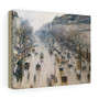  French - Stretched Canvas,The Boulevard Montmartre on a Winter Morning, 1897, Camille Pissarro, French , Stretched Canvas,The Boulevard Montmartre on a Winter Morning, 1897, Camille Pissarro, French - Stretched Canvas,The Boulevard Montmartre on a Winter Morning, 1897, Camille Pissarro