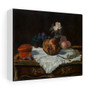  French- Stretched Canvas,The Brioche, 1870, Edouard Manet, French, Stretched Canvas,The Brioche, 1870, Edouard Manet, French- Stretched Canvas,The Brioche, 1870, Edouard Manet