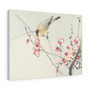 Songbird on blossom branch (1900 , 1936) by Ohara Koson (1877,1945), Stretch Canvas ,Songbird on blossom branch (1900 - 1936) by Ohara Koson (1877-1945)- Stretch Canvas 