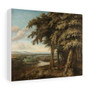 The Entrance to the Woods, Philips Koninck  ,  Stretched Canvas,The Entrance to the Woods, Philips Koninck  -  Stretched Canvas,The Entrance to the Woods, Philips Koninck  -  Stretched Canvas