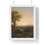 Thomas Cole, New England Scenery  ,  Premium Framed Vertical Poster,Thomas Cole, New England Scenery  -  Premium Framed Vertical Poster,Thomas Cole, New England Scenery  -  Premium Framed Vertical Poster