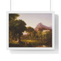 Thomas Cole, Dream of Arcadia  -  Premium Framed Horizontal Poster,Thomas Cole, Dream of Arcadia  -  Premium Framed Horizontal Poster,Thomas Cole, Dream of Arcadia  ,  Premium Framed Horizontal Poster