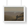 Sanford Robinson Gifford,  The Artist Sketching at Mount Desert, Maine  -  Premium Framed Horizontal Poster,Sanford Robinson Gifford,  The Artist Sketching at Mount Desert, Maine  -  Premium Framed Horizontal Poster,Sanford Robinson Gifford,  The Artist Sketching at Mount Desert, Maine  ,  Premium Framed Horizontal Poster