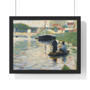 View of the Seine, by Georges Seurat  -  Premium Framed Horizontal Poster,View of the Seine, by Georges Seurat  ,  Premium Framed Horizontal Poster,View of the Seine, by Georges Seurat  -  Premium Framed Horizontal Poster