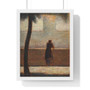   Georges Seurat  -  Premium Framed Vertical Poster,A Man Leaning on a Parapet,  Georges Seurat  ,  Premium Framed Vertical Poster,A Man Leaning on a Parapet,  Georges Seurat  -  Premium Framed Vertical Poster,A Man Leaning on a Parapet