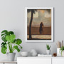   Georges Seurat  -  Premium Framed Vertical Poster,A Man Leaning on a Parapet,  Georges Seurat  ,  Premium Framed Vertical Poster,A Man Leaning on a Parapet,  Georges Seurat  -  Premium Framed Vertical Poster,A Man Leaning on a Parapet