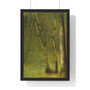 The Forest at Pontaubert, Georges Seurat French  -  Premium Framed Vertical Poster,The Forest at Pontaubert, Georges Seurat French  -  Premium Framed Vertical Poster,The Forest at Pontaubert, Georges Seurat French  ,  Premium Framed Vertical Poster