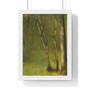 The Forest at Pontaubert, Georges Seurat French  ,  Premium Framed Vertical Poster,The Forest at Pontaubert, Georges Seurat French  -  Premium Framed Vertical Poster,The Forest at Pontaubert, Georges Seurat French  -  Premium Framed Vertical Poster