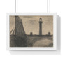   Premium Framed Horizontal Poster,The Lighthouse at Honfleur, Georges Seurat French  -  Premium Framed Horizontal Poster,The Lighthouse at Honfleur, Georges Seurat French  -  Premium Framed Horizontal Poster,The Lighthouse at Honfleur, Georges Seurat French  