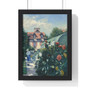 Gustave Caillebotte, Dahlias, Garden at Petit Gennevilliers   ,  Premium Framed Vertical Poster,Gustave Caillebotte, Dahlias, Garden at Petit Gennevilliers   -  Premium Framed Vertical Poster,Gustave Caillebotte, Dahlias, Garden at Petit Gennevilliers   -  Premium Framed Vertical Poster