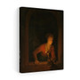 Girl with an Oil Lamp at a Window, Gerard Dou  ,  Stretched Canvas,Girl with an Oil Lamp at a Window, Gerard Dou  -  Stretched Canvas,Girl with an Oil Lamp at a Window, Gerard Dou  -  Stretched Canvas