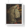 Girl in a White Kimono, George Hendrik Breitner  ,  Premium Framed Vertical Poster,Girl in a White Kimono, George Hendrik Breitner  -  Premium Framed Vertical Poster,Girl in a White Kimono, George Hendrik Breitner  -  Premium Framed Vertical Poster