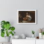 Michelangelo Caravaggio  -  Premium Framed Horizontal Poster,Michelangelo Caravaggio  ,  Premium Framed Horizontal Poster