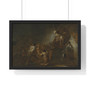 The Judgment of Solomon MET Leonaert Bramer  ,  Premium Framed Horizontal Poster,The Judgment of Solomon MET Leonaert Bramer  -  Premium Framed Horizontal Poster