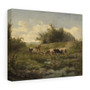 Cows at a Pond, Gerard Bilders  -  Stretched Canvas,Cows at a Pond, Gerard Bilders  ,  Stretched Canvas,Cows at a Pond, Gerard Bilders  -  Stretched Canvas