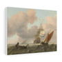 Rough Sea with Ships, Ludolf Bakhuysen  ,  Stretched Canvas,Rough Sea with Ships, Ludolf Bakhuysen  -  Stretched Canvas,Rough Sea with Ships, Ludolf Bakhuysen  -  Stretched Canvas