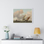 Rough Sea with Ships, Ludolf Bakhuysen  ,  Premium Framed Horizontal Poster,Rough Sea with Ships, Ludolf Bakhuysen  -  Premium Framed Horizontal Poster,Rough Sea with Ships, Ludolf Bakhuysen  -  Premium Framed Horizontal Poster