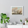 Rough Sea with Ships, Ludolf Bakhuysen  ,  Premium Framed Horizontal Poster,Rough Sea with Ships, Ludolf Bakhuysen  -  Premium Framed Horizontal Poster,Rough Sea with Ships, Ludolf Bakhuysen  -  Premium Framed Horizontal Poster