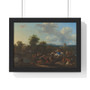 The Cattle Ferry, Nicolaes Pietersz Berchem  ,  Premium Framed Horizontal Poster,The Cattle Ferry, Nicolaes Pietersz Berchem  -  Premium Framed Horizontal Poster,The Cattle Ferry, Nicolaes Pietersz Berchem  -  Premium Framed Horizontal Poster