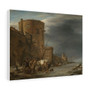 The City Wall of Haarlem in the Winter, Nicolaes Pietersz Berchem  -  Stretched Canvas,The City Wall of Haarlem in the Winter, Nicolaes Pietersz Berchem  ,  Stretched Canvas,The City Wall of Haarlem in the Winter, Nicolaes Pietersz Berchem  -  Stretched Canvas