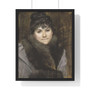 Marie Bashkirtseff, portrait of Mme X  -  Premium Framed Vertical Poster,Marie Bashkirtseff, portrait of Mme X  -  Premium Framed Vertical Poster,Marie Bashkirtseff, portrait of Mme X  ,  Premium Framed Vertical Poster