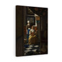 The Love Letter (ca. 1669 ,1670) by Johannes Vermeer , Stretched Canvas,The Love Letter (ca. 1669 -1670) by Johannes Vermeer - Stretched Canvas
