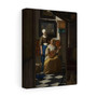 The Love Letter (ca. 1669 ,1670) by Johannes Vermeer , Stretched Canvas,The Love Letter (ca. 1669 -1670) by Johannes Vermeer - Stretched Canvas