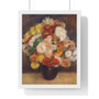 Bouquet of Chrysanthemums, Auguste Renoir French  -  Premium Framed Vertical Poster,Bouquet of Chrysanthemums, Auguste Renoir French  -  Premium Framed Vertical Poster,Bouquet of Chrysanthemums, Auguste Renoir French  ,  Premium Framed Vertical Poster