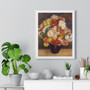   Premium Framed Vertical Poster,Bouquet of Chrysanthemums, Auguste Renoir French  -  Premium Framed Vertical Poster,Bouquet of Chrysanthemums, Auguste Renoir French  -  Premium Framed Vertical Poster,Bouquet of Chrysanthemums, Auguste Renoir French  