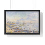 The Bay of Naples,  Auguste Renoir French - Premium Framed Horizontal Poster,The Bay of Naples,  Auguste Renoir French - Premium Framed Horizontal Poster,The Bay of Naples,  Auguste Renoir French , Premium Framed Horizontal Poster