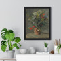  Premium Framed Vertical Poster,Auguste Renoir - Flowers in a Vase - Premium Framed Vertical Poster,Auguste Renoir , Flowers in a Vase 