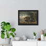 Albert Bierstadt, The coming storm  -  Premium Framed Horizontal Poster,Albert Bierstadt, The coming storm  ,  Premium Framed Horizontal Poster,Albert Bierstadt, The coming storm  -  Premium Framed Horizontal Poster