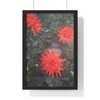 Caillebotte Dahlias , Premium Framed Vertical Poster,Caillebotte Dahlias - Premium Framed Vertical Poster