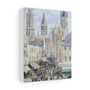 Grocery Street, Rouen, by Camille Pissarro  -  Stretched Canvas,Grocery Street, Rouen, by Camille Pissarro  ,  Stretched Canvas,Grocery Street, Rouen, by Camille Pissarro  -  Stretched Canvas