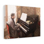 Gustave Caillebotte Jeune homme au piano  ,  Stretched Canvas,Gustave Caillebotte Jeune homme au piano  -  Stretched Canvas