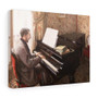 Gustave Caillebotte Jeune homme au piano  ,  Stretched Canvas,Gustave Caillebotte Jeune homme au piano  -  Stretched Canvas