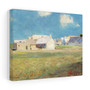 Breton Village (1890) by Odilon Redon , Stretched Canvas,Breton Village (1890) by Odilon Redon - Stretched Canvas