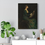Thomas Wilmer Dewing , Lady with a Lute, 1886, Stretched Canvas,Thomas Wilmer Dewing , Lady with a Lute, 1886- Stretched Canvas,Thomas Wilmer Dewing , Lady with a Lute, 1886- Stretched Canvas