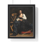 restoration image)  ,  Premium Framed Vertical Poster,Caravaggio, Saint Catherine of Alexandria (post-restoration image)  -  Premium Framed Vertical Poster,Caravaggio, Saint Catherine of Alexandria (post-restoration image)  -  Premium Framed Vertical Poster,Caravaggio, Saint Catherine of Alexandria (post