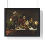 Caravaggio, Supper at Emmaus ,  Premium Framed Horizontal Poster,Caravaggio, Supper at Emmaus -  Premium Framed Horizontal Poster,Caravaggio, Supper at Emmaus -  Premium Framed Horizontal Poster