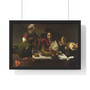   Premium Framed Horizontal Poster,Caravaggio, Supper at Emmaus -  Premium Framed Horizontal Poster,Caravaggio, Supper at Emmaus -  Premium Framed Horizontal Poster,Caravaggio, Supper at Emmaus 