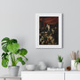 Michelangelo Merisi, called Caravaggio, Madonna of the Rosary,  ,  Premium Framed Vertical Poster,Michelangelo Merisi, called Caravaggio, Madonna of the Rosary,  -  Premium Framed Vertical Poster,Michelangelo Merisi, called Caravaggio, Madonna of the Rosary,  -  Premium Framed Vertical Poster