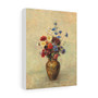 Large Vase with Flowers (1912) by Odilon Redon , Stretched Canvas,Large Vase with Flowers (1912) by Odilon Redon - Stretched Canvas