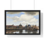 Johannes Vermeer’s View of Delft   -  Premium Framed Horizontal Poster,Johannes Vermeer’s View of Delft   ,  Premium Framed Horizontal Poster