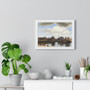 Johannes Vermeer’s View of Delft   ,  Premium Framed Horizontal Poster,Johannes Vermeer’s View of Delft   -  Premium Framed Horizontal Poster