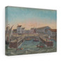 Old Ferry Stairs, 1870s, William P. Chappel, American, Stretched Canvas,Old Ferry Stairs, 1870s, William P. Chappel, American- Stretched Canvas,Old Ferry Stairs, 1870s, William P. Chappel, American- Stretched Canvas