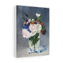 Flowers in a Crystal Vase (c.1882) painting in high resolution by Edouard Manet , Stretched Canvas,Flowers in a Crystal Vase (c.1882) painting in high resolution by Edouard Manet - Stretched Canvas