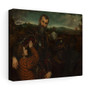  Italian - Stretched Canvas,Portrait of a Man in Armor with Two Pages, Paris Bordon, Italian , Stretched Canvas,Portrait of a Man in Armor with Two Pages, Paris Bordon, Italian - Stretched Canvas,Portrait of a Man in Armor with Two Pages, Paris Bordon