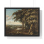   Premium Framed Horizontal Poster,The Entrance to the Woods, Philips Koninck -  Premium Framed Horizontal Poster,The Entrance to the Woods, Philips Koninck -  Premium Framed Horizontal Poster,The Entrance to the Woods, Philips Koninck 